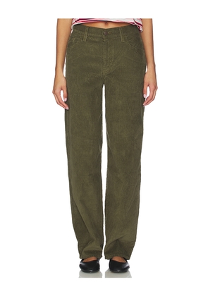 LEVI'S Corduroy Baggy Dad in Olive. Size 24. Also in 26, 25, 27, 28, 29, 30, 31, 32.
