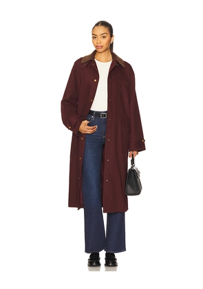 Line & Dot Chelsea Jacket in Burgundy. Size L. Also in S, XS, M.