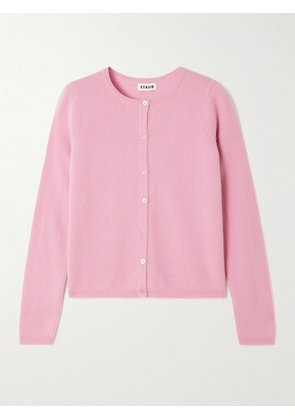 STAUD - Midnight Cashmere Cardigan - Pink - x small,small,medium,large