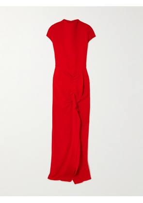 TOVE - Beth Ruffled Jersey Maxi Dress - Red - FR 34,FR 36,FR 38,FR 40,FR 42
