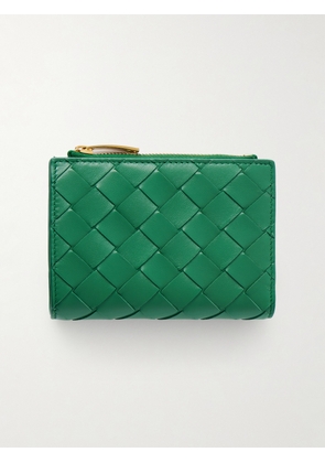 Bottega Veneta - Intrecciato 15 Leather Wallet - Green - One size