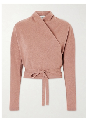 TOVE - Kay Cashmere Wrap Cardigan - Pink - x small,small,medium,large