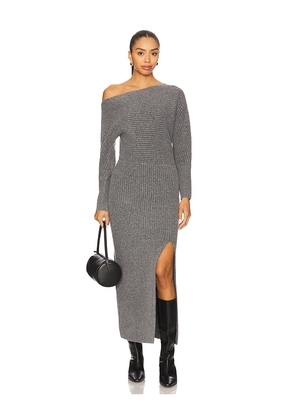 Line & Dot Alta Sweater Dress in Grey. Size L. Also in M.