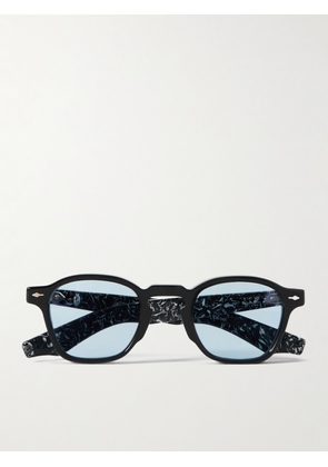 Jacques Marie Mage - Zephirin 47 Round-frame Acetate Sunglasses - Blue - One size