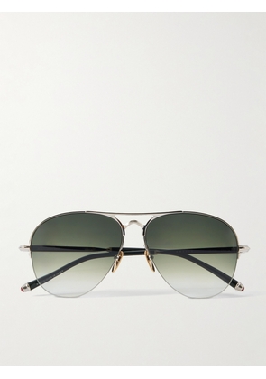 Jacques Marie Mage - Amelia Aviator-style Titanium Sunglasses - Silver - One size