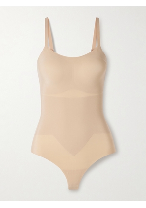 Commando - Zone Smoothing Stretch-jersey Thong Bodysuit - Neutrals - x small,small,medium,large,x large