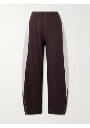 Tory Burch - Wool And Cotton-blend Pants - Brown - x small,small,medium,large