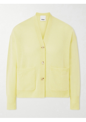 Allude - Cashmere Cardigan - Yellow - xx small,x small,small,medium,large,x large,xx large