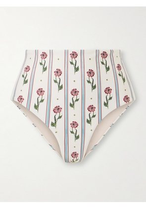 Agua by Agua Bendita - Printed Stretch Recycled Bikini Briefs - Multi - x small,small,medium,large,x large