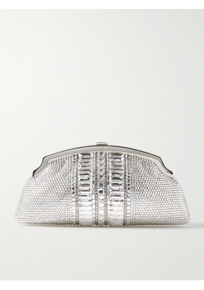 Judith Leiber Couture - Mini Venetian Gems Crystal-embellished Silver-tone Clutch - One size