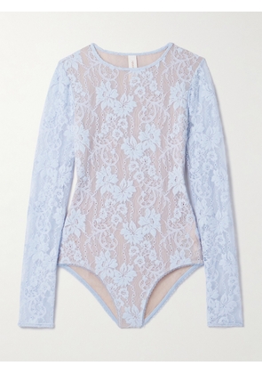 Zimmermann - Lace Bodysuit - Blue - 00,1,2,3,4