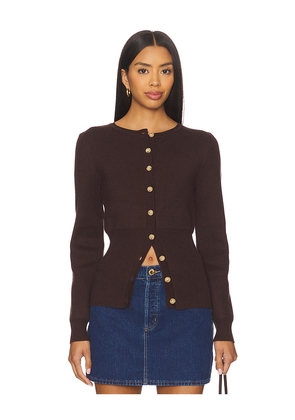 NIA Sophia Cardigan in Brown. Size L. Also in S, XS, M.