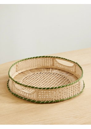 La DoubleJ - Raffia Tray - Neutrals - One size