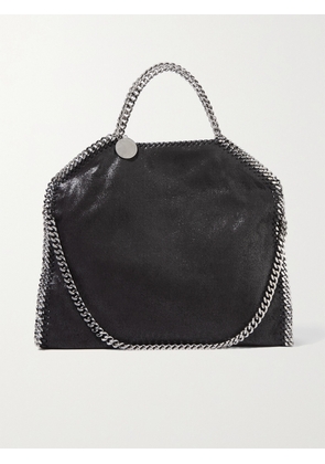 Stella McCartney - The Falabella Medium Faux Brushed-leather Shoulder Bag - Black - One size