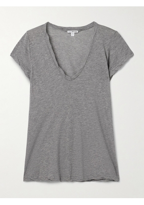 James Perse - Cotton-jersey T-shirt - Gray - 01,2,3,4