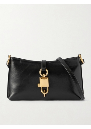 Dolce & Gabbana - Lock Textured-leather Shoulder Bag - Black - One size