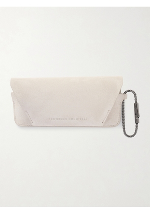 Brunello Cucinelli - Suede Glasses Case - Ivory - One size