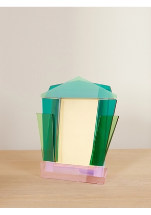 Reflections Copenhagen - Dearest Crystal And Stainless Steel Frame - Green - One size