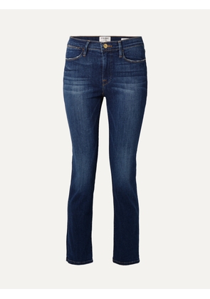FRAME - Le High Cropped Straight-leg Jeans - Blue - 23,24,25,26,27,28,29,30,31,32,33,34
