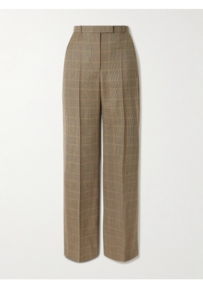 MCQUEEN - Prince Of Wales Checked Wool Straight-leg Pants - Multi - IT38,IT40,IT42,IT44