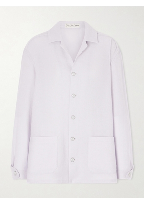 God’s True Cashmere - Cashmere Pyjama Shirt - Purple - x small,small,medium,large