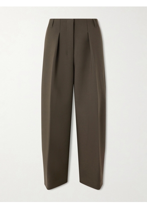 Jacquemus - The Ovalo Pleated Crepe Pants - Green - FR 32,FR 34,FR 36,FR 38,FR 40,FR 42,FR 44