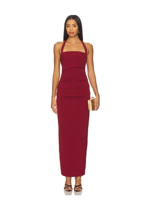 LIONESS x REVOLVE 1999 Maxi Dress in Burgundy. Size L. Also in S, M, XXL.