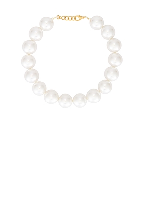 Milkwhite x REVOLVE Faux Pearl Necklace Big in White.