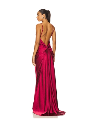 Lovers and Friends Sloane Gown in Burgundy. Size L. Also in XXS, XS, S, M, XL.