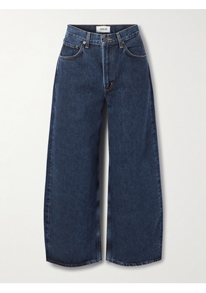 AGOLDE - Low Curve Crop High-rise Wide-leg Jeans - Blue - 23,24,25,26,27,28,29,30,31,32