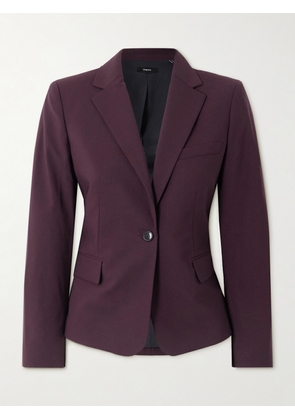 Theory - Wool-blend Blazer - Purple - US0,US2,US4,US6,US8,US10,US12
