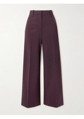 Theory - Wool-blend Straight-leg Pants - Purple - US0,US2,US4,US6,US8,US10,US12,US14