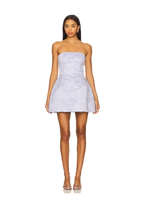 Mariandree Gaitan Isabella Dress in Blue. Size L. Also in XS, S, M.