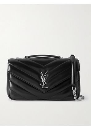 SAINT LAURENT - Loulou Medium Quilted Leather Shoulder Bag - Black - One size