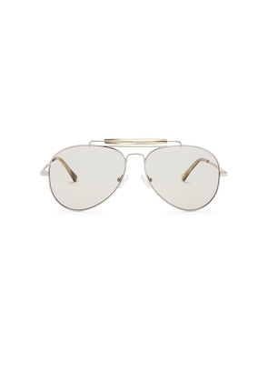 Lexxola Cruise Sunglasses in Metallic Silver.