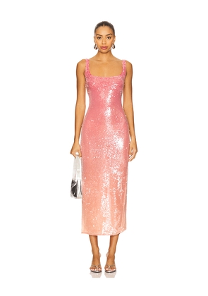 Lovers and Friends Solene Maxi Dress in Pink. Size L. Also in XXS, XS, S, M.