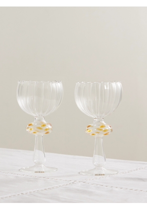 Gohar World - Istanbul Set Of Two Wine Glasses - Multi - One size