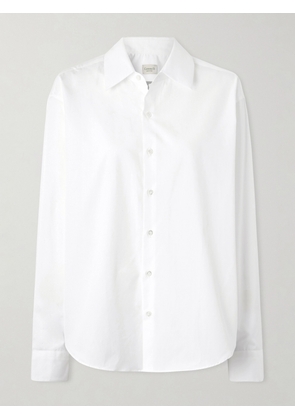 Comme Si - Cotton-poplin Shirt - White - x small,small,medium,large,x large