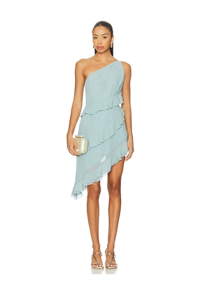 Lovers and Friends Kimberly Mini Dress in Teal. Size L. Also in XXS, XS, S, M, XL.