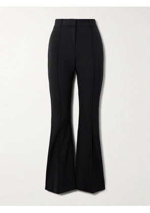 Veronica Beard - Hibiscus Pleated Stretch-crepe Flared Pants - Black - US0,US2,US4,US6,US8,US10,US12,US14