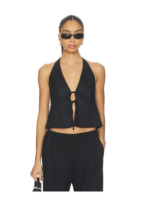 LSPACE April Top in Black. Size L. Also in S, XS, M.