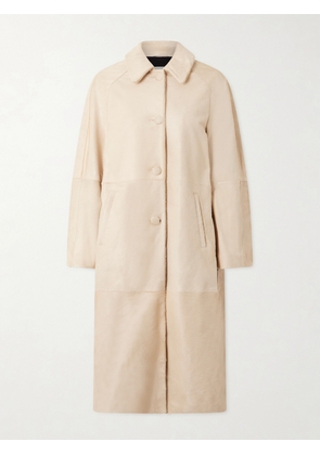 Nour Hammour - Paneled Calf Hair Coat - Cream - x small,small,medium,large