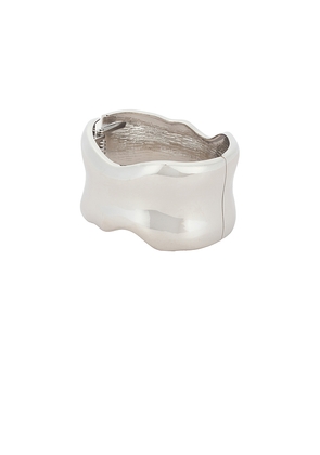 Lovers and Friends Charlotte Bracelet in Metallic Silver.