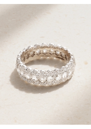David Morris - 18-karat White Gold Diamond Ring - 52,54