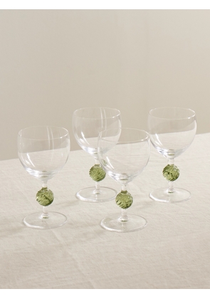 Cabana - Set Of Four Demetra Wine Glasses - Neutrals - One size