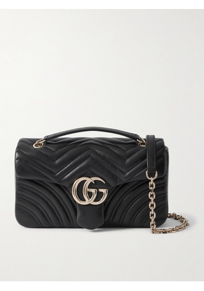 Gucci - Gg Marmont Quilted Leather Shoulder Bag - Black - One size