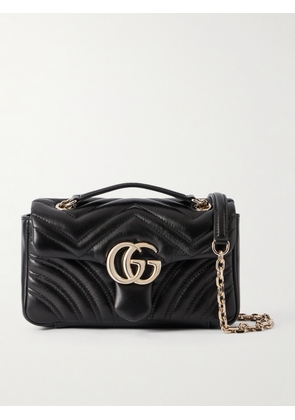 Gucci - Gg Marmont 2.0 Quilted Leather Shoulder Bag - Black - One size