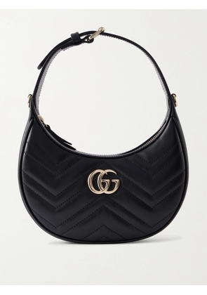 Gucci - Gg Marmont Mini Matelassé Leather Shoulder Bag - Black - One size