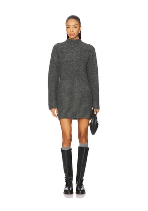Lovers and Friends Abra Sweater Dress in Charcoal. Size L. Also in XS, XXS, S, M.