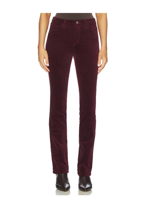 L'AGENCE Stevie High Rise Straight in Red. Size 25. Also in 26, 28, 30.